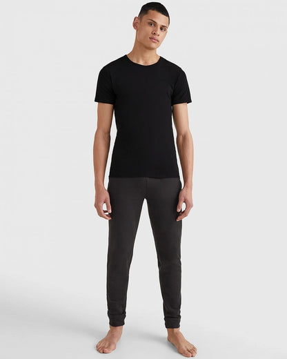 Tommy Hilfiger 3 Pack Essential Mens Stretch T-Shirts - Black/Black/Black