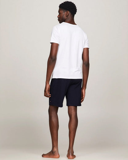 Tommy Hilfiger 3 Pack Essential Mens Stretch T-Shirts - White/White/White