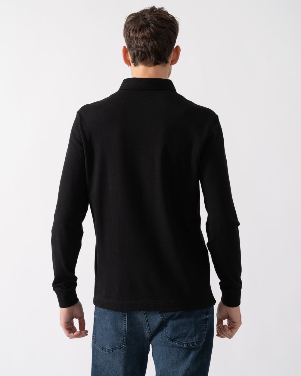 Lacoste Mens Long Sleeve Polo PH2481-00 - Black 031
