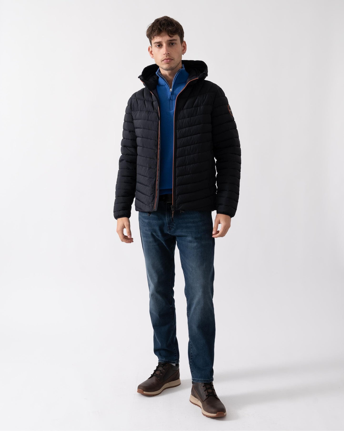 Napapijri A-Lapaz Mens Hooded Puffer Jacket - Black 041