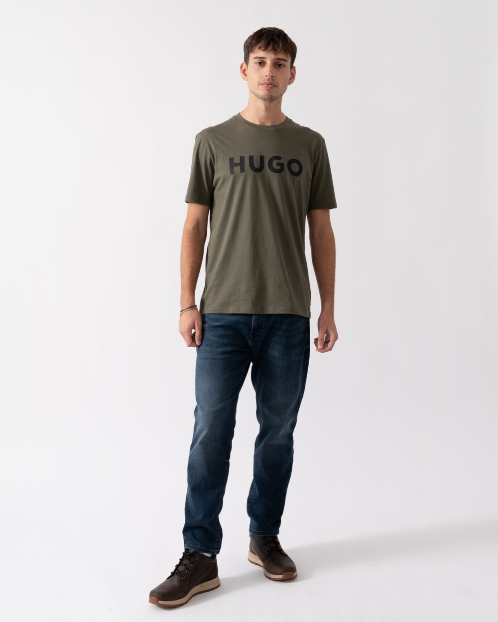 HUGO Dulivio Mens T-Shirt - Khaki 257