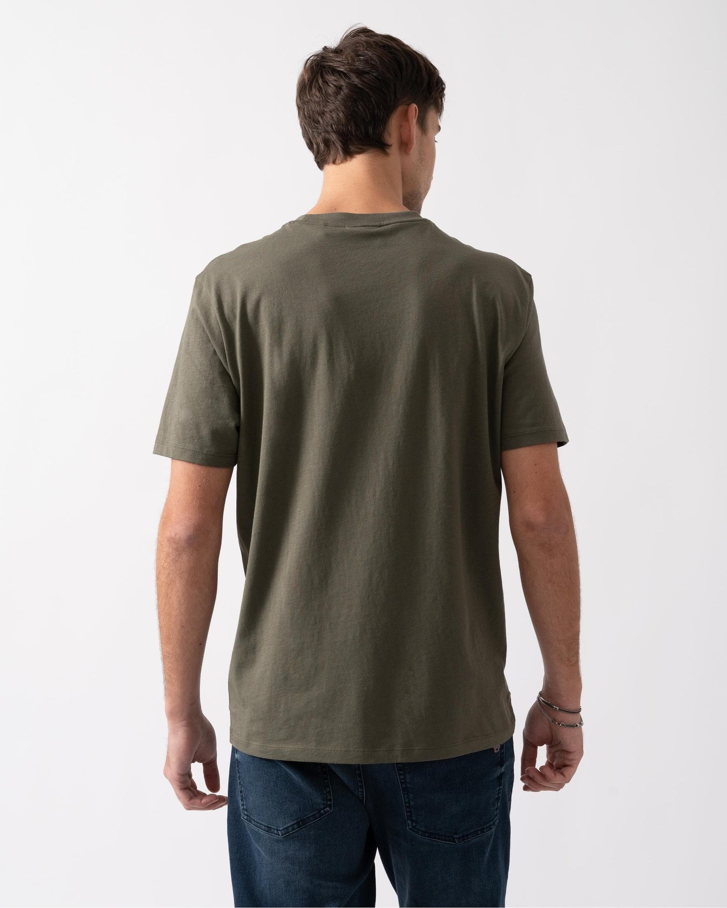 HUGO Dulivio Mens T-Shirt - Khaki 257