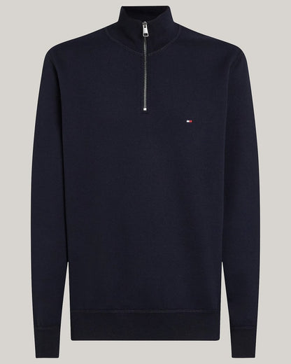 Tommy Hilfiger Essential Fleece Mens Half Zip Sweatshirt - Desert Sky