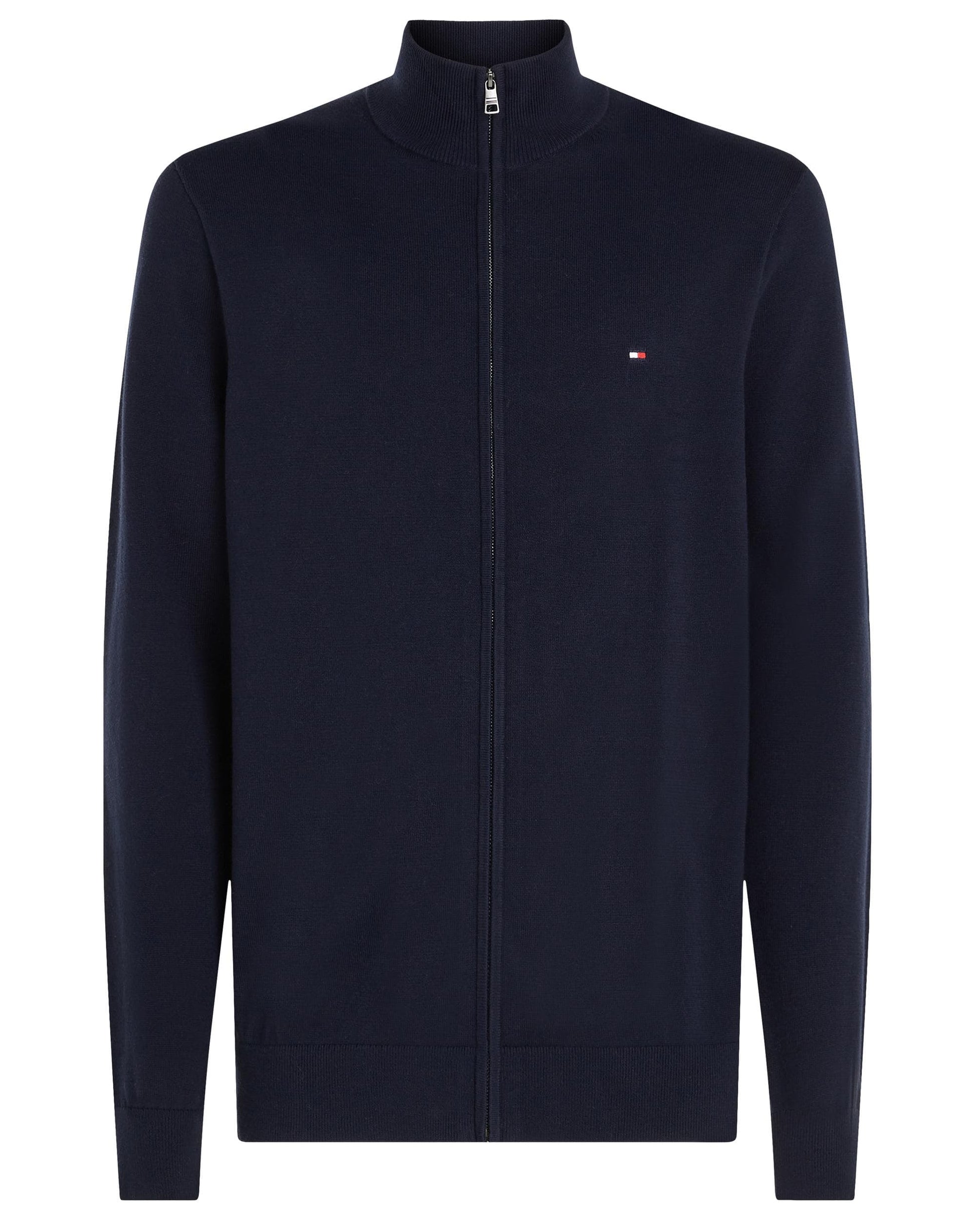 Tommy Hilfiger Tommy Hilfiger Essential Mock Turtleneck Mens Full Zip Sweatshirt