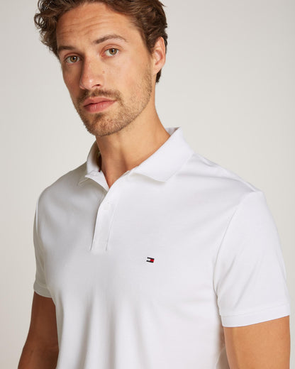 Tommy Hilfiger Liquid Cotton Essential Mens Polo - White