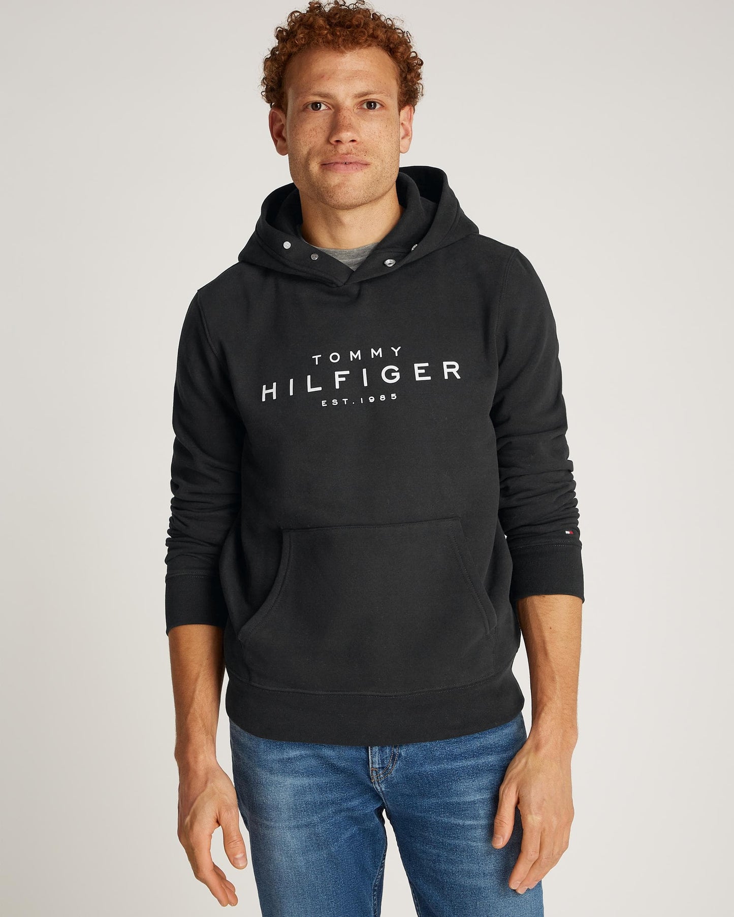 Tommy Hilfiger TH Mens Hoodie - Black