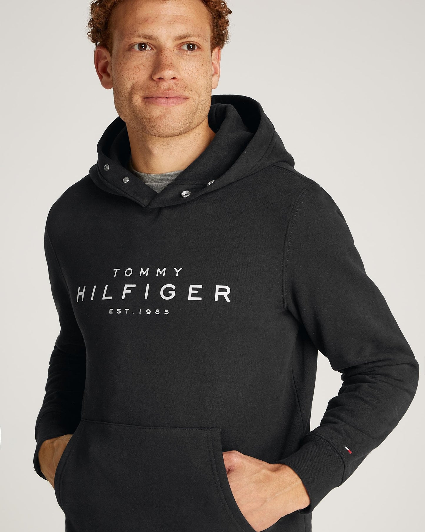 Tommy Hilfiger TH Mens Hoodie - Black
