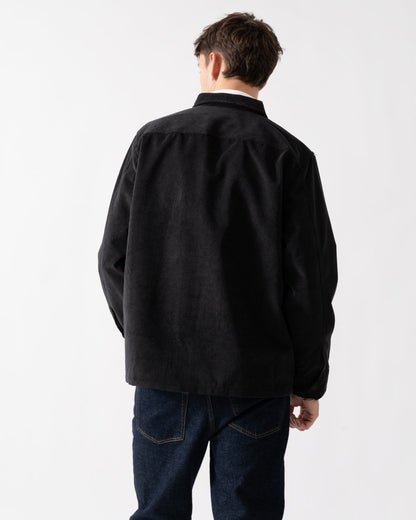 BOSS Orange Lozzy Mens Zip Up Overshirt - Black 001