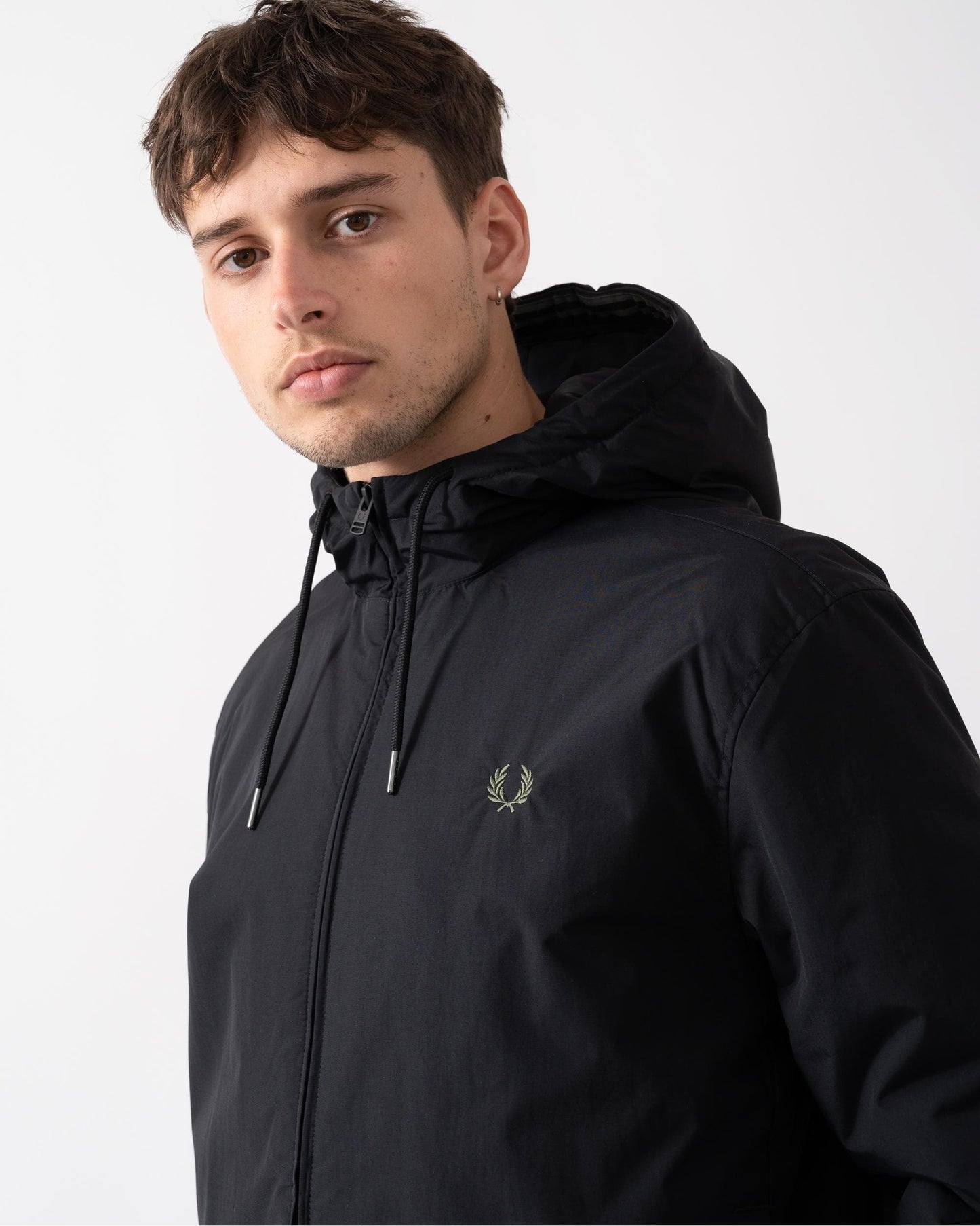 Fred Perry Fred Perry Mens Hooded Brentham Jacket