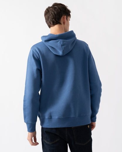 GANT Mens Regular FIt Archive Shield Pullover Hoodie - 442 Vintage Blue