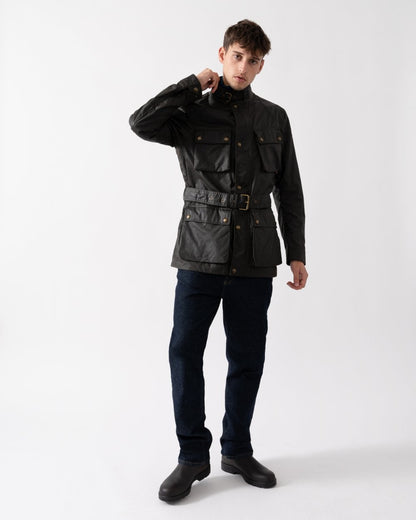 Belstaff Mens Trialmaster Jacket - Faded Olive