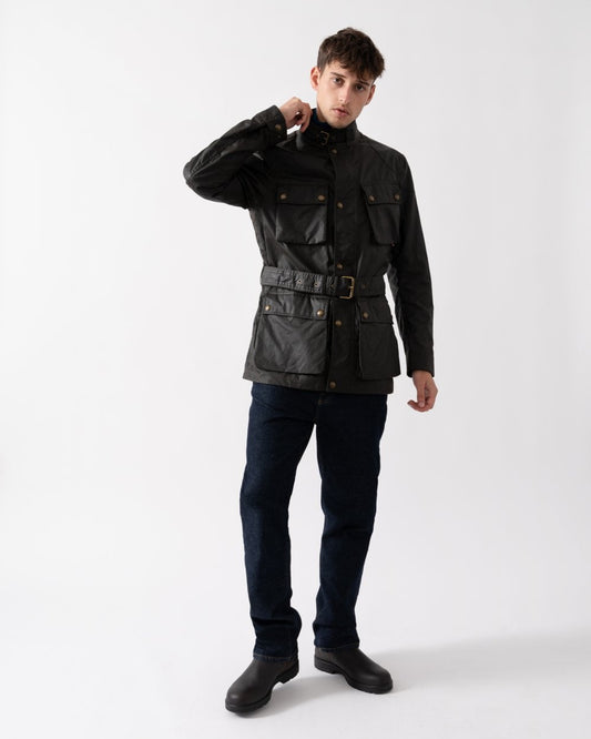 Belstaff Mens Trialmaster Jacket - Faded Olive