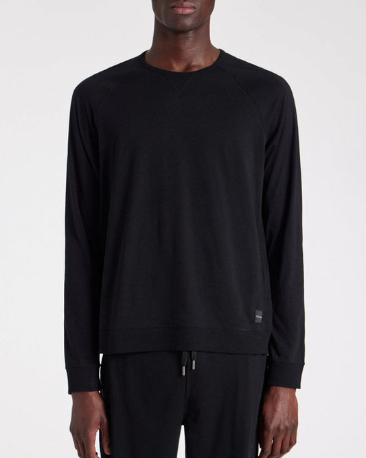 Paul Smith Mens Long Sleeve Lounge Top - 79 Black