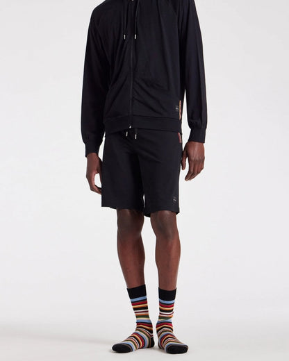 Paul Smith Mens Cotton Jersey Lounge Shorts - 79 Black
