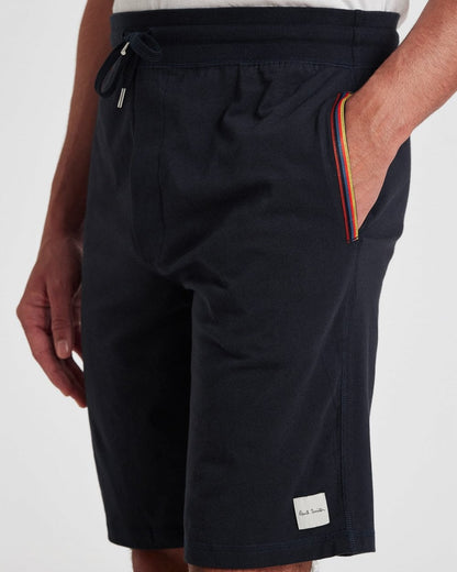 Paul Smith Mens Cotton Jersey Lounge Shorts - 48 Inky Blue