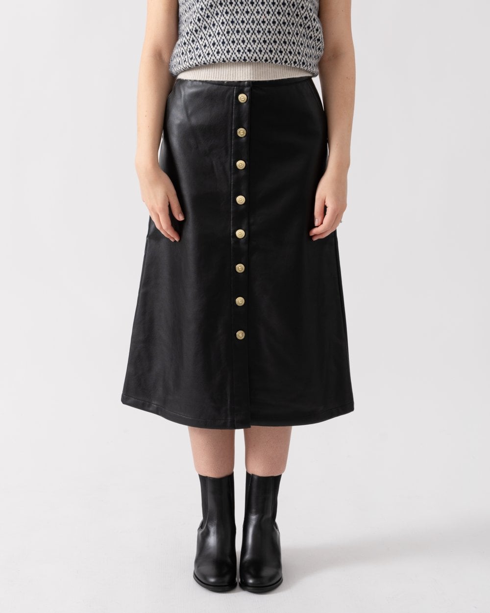 Barbour International Aria Womens Midi Skirt