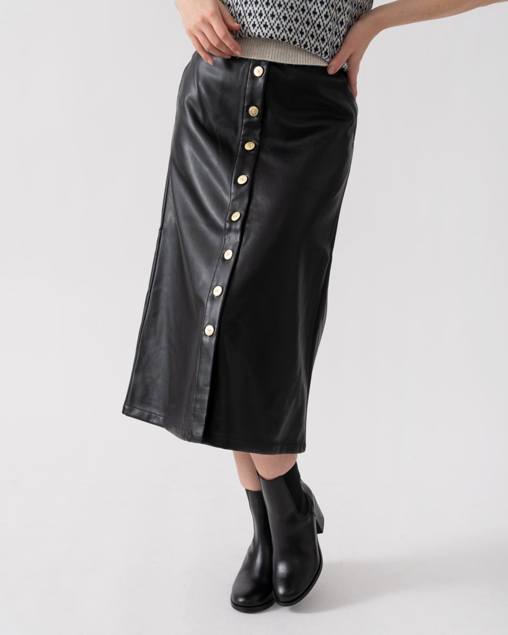 Barbour International Aria Womens Midi Skirt
