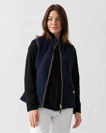 Joules Fairbourne Womens Gilet - Dark Navy