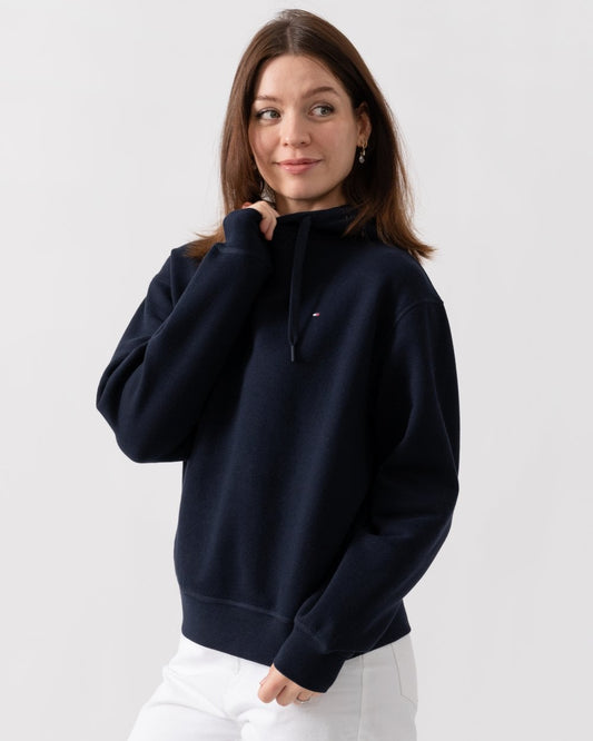 Tommy Hilfiger Regular Flag On Chest Womens Hoodie