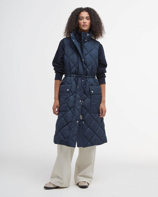 Barbour Rita Womens Long Puffer Gilet