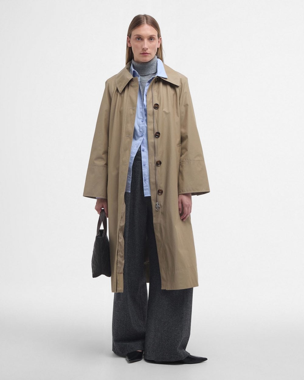 Barbour Beatrix Womens Showerproof Trenchcoat