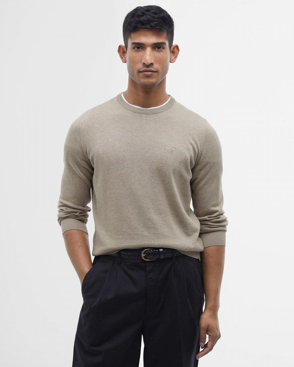 Barbour Pima Cotton Mens Crew Sweatshirt