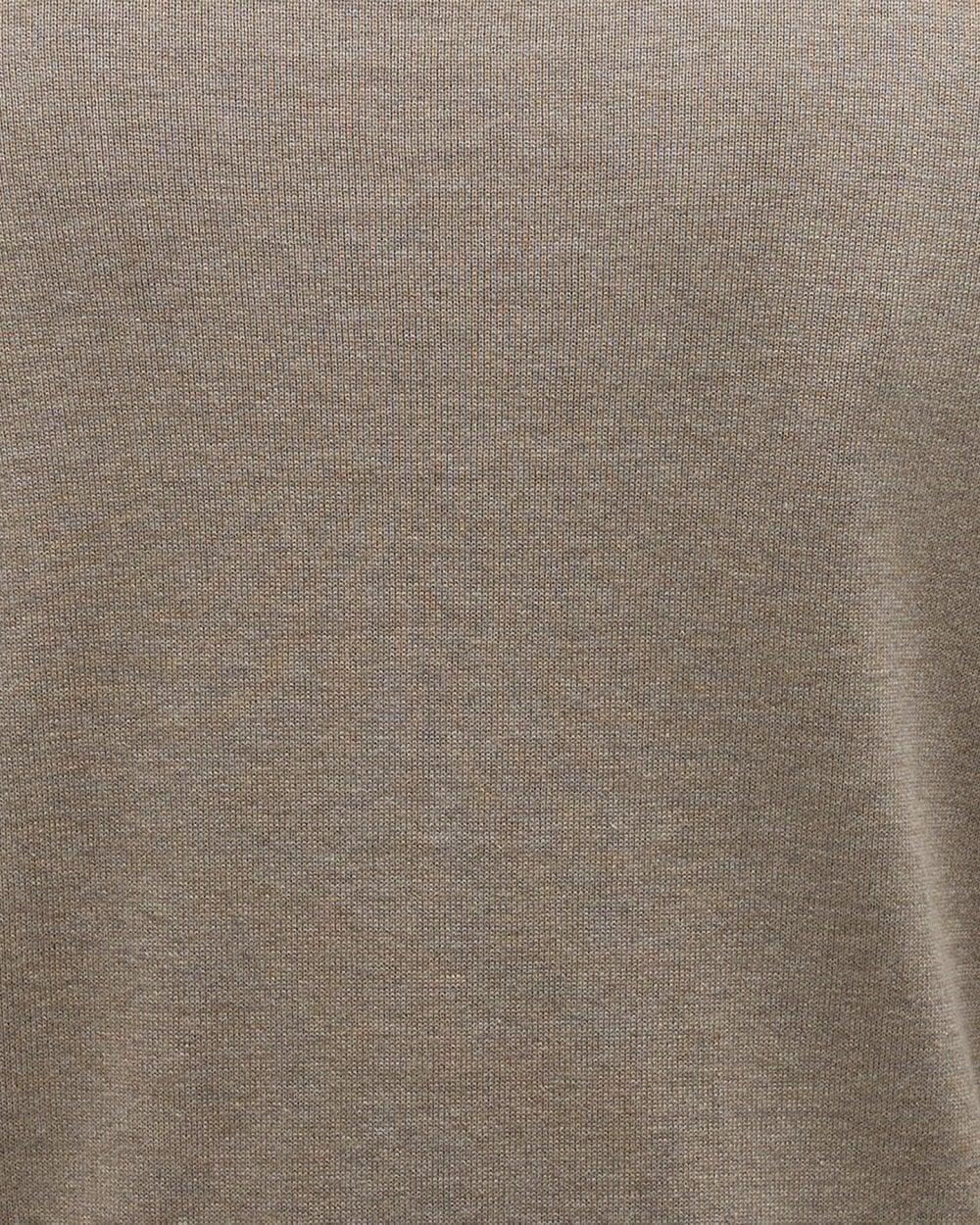 Barbour Pima Cotton Mens Crew Sweatshirt - Vintage Khaki