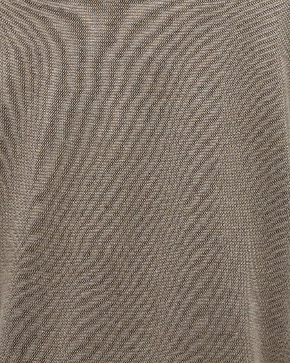 Barbour Cotton Mens Half Zip Jumper - Vintage Khaki