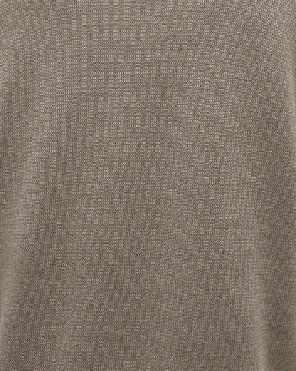 Barbour Cotton Mens Half Zip Jumper - Vintage Khaki