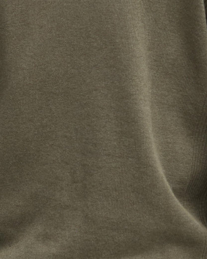 Barbour Cotton Mens Half Zip Jumper - Green Slate