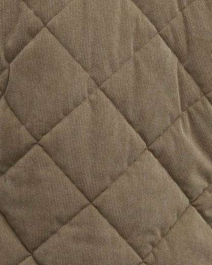 Barbour Cord Liddesdale Mens Quilted Jacket - Fossil