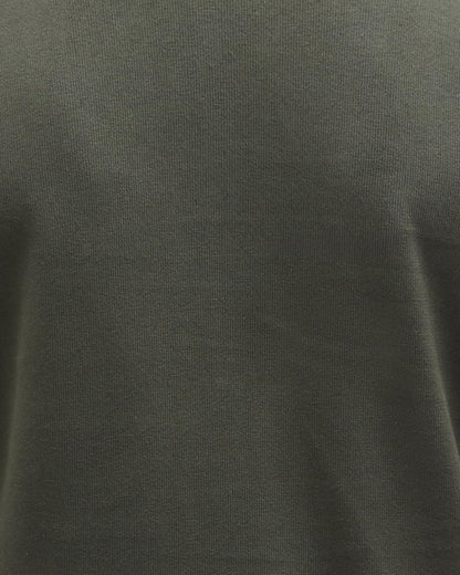Barbour International Blades Mens Cotton Half Zip Jumper - Uniform Green