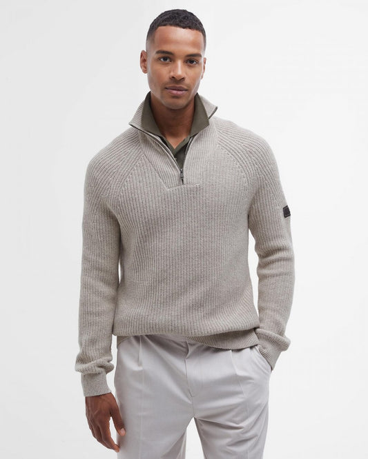 Barbour International Chester Mens Funnel Neck Jumper