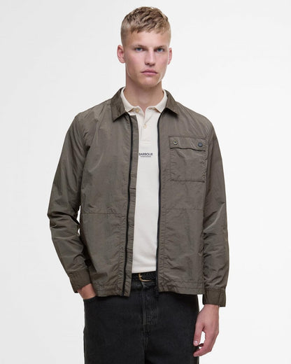 Barbour International Inline Mens Overshirt - Major Brown