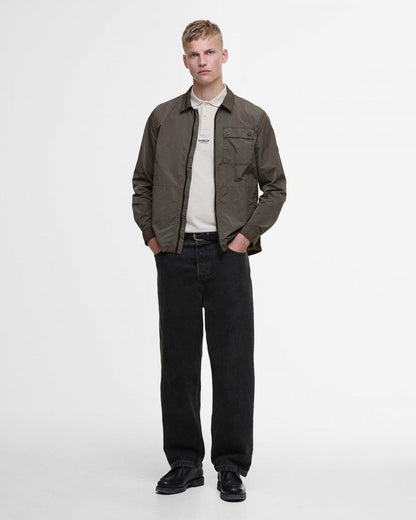 Barbour International Inline Mens Overshirt - Major Brown