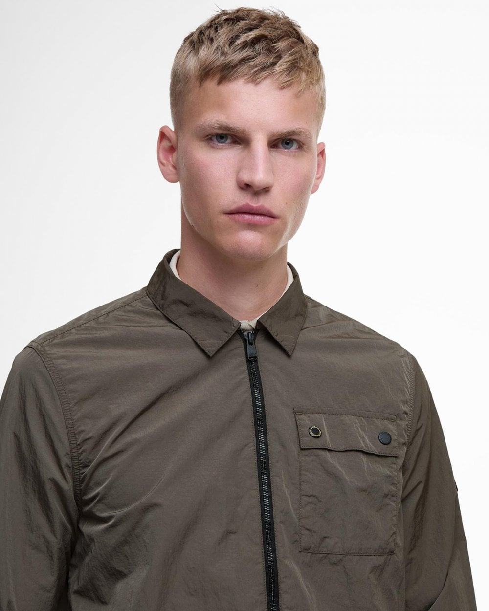 Barbour International Inline Mens Overshirt - Major Brown