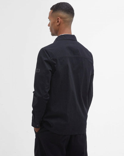 Barbour International Rocco Mens Peached Overshirt - Black