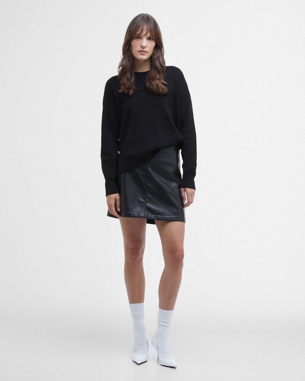 Barbour International Peyton Womens Knitted Jumper - Black