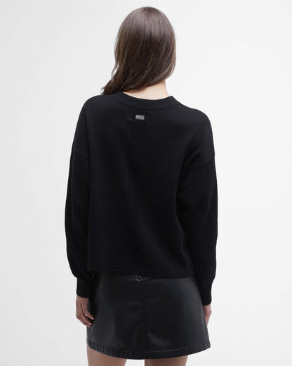 Barbour International Peyton Womens Knitted Jumper - Black