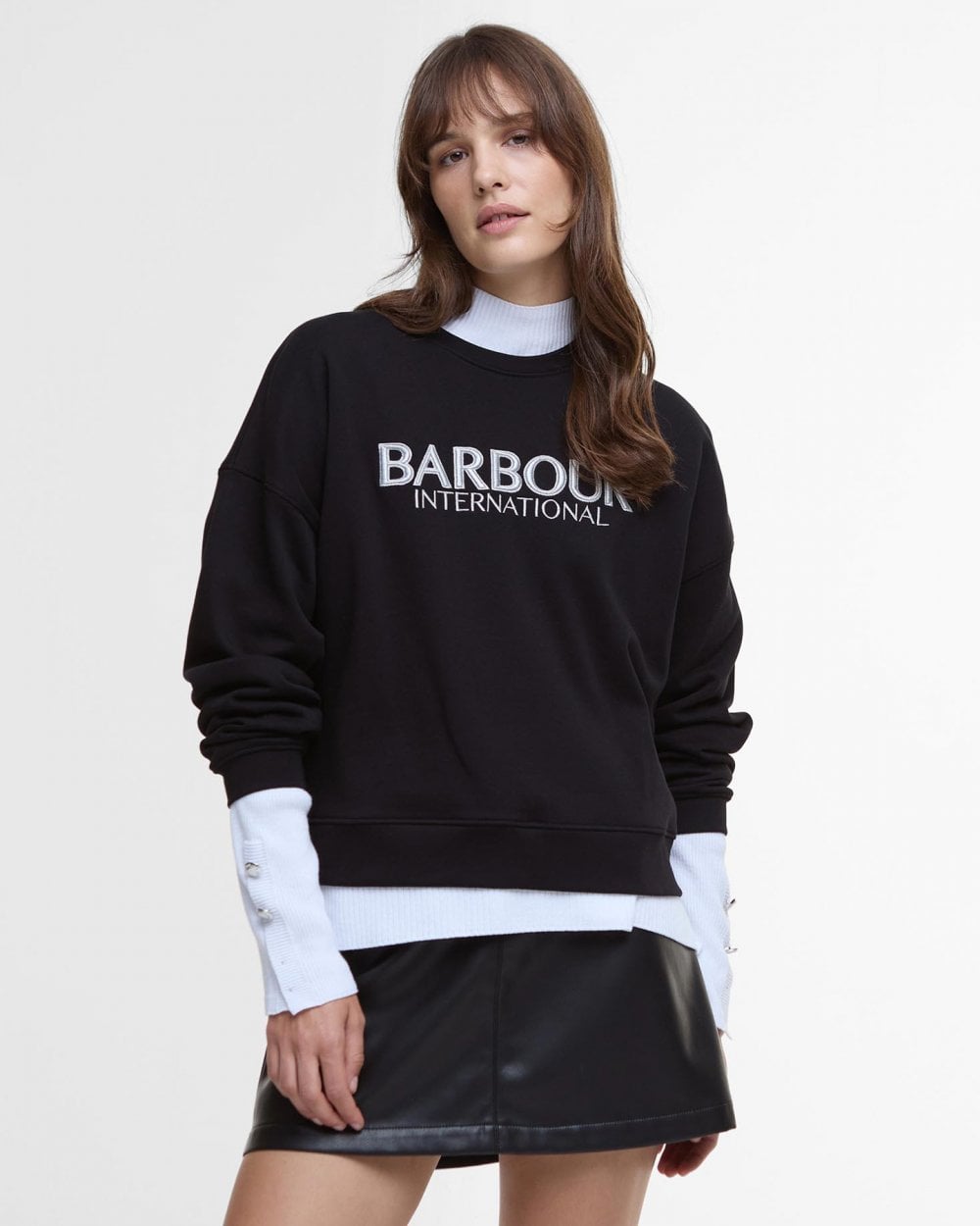 Barbour International Franchesca Womens Sweatshirt - Black