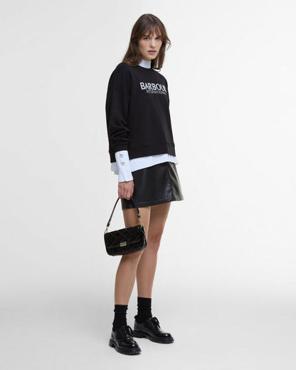 Barbour International Franchesca Womens Sweatshirt - Black