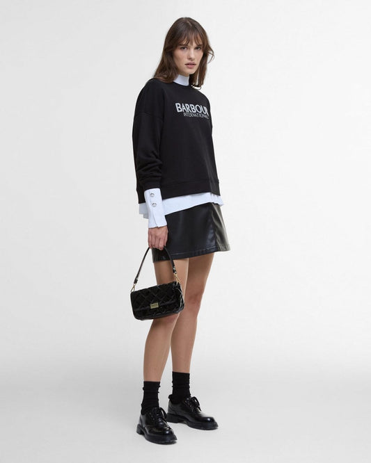 Barbour International Franchesca Womens Sweatshirt - Black