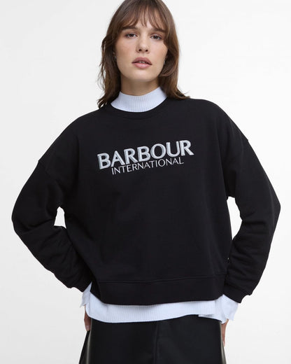 Barbour International Franchesca Womens Sweatshirt - Black