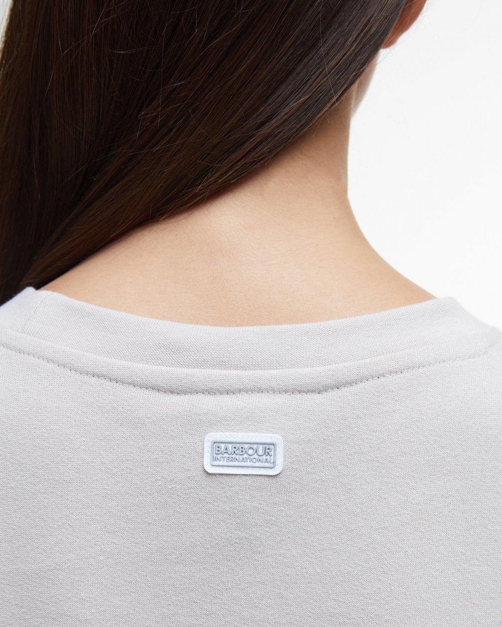 Barbour International Franchesca Womens Sweatshirt - Silver Cloud