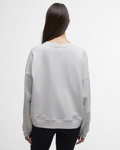 Barbour International Franchesca Womens Sweatshirt - Silver Cloud