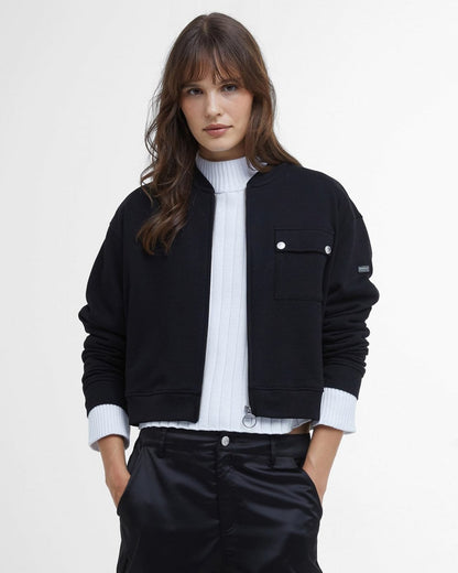 Barbour International Della Womens Full Zip Sweatshirt