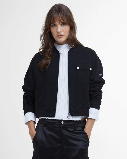 Barbour International Della Womens Full Zip Sweatshirt