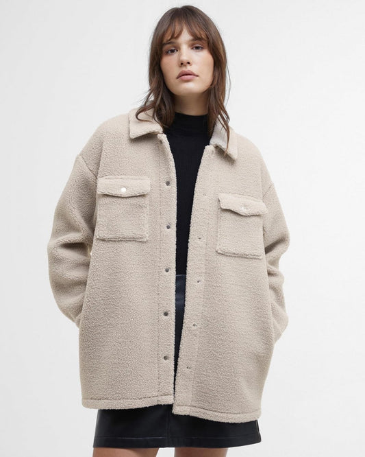 Barbour International Peyton Womens Fleece Overshirt