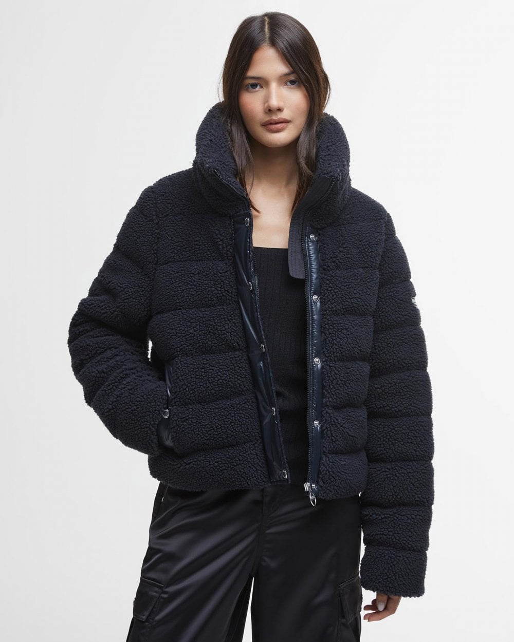 Barbour International Franchesca Womens Puffer Jacket - Black