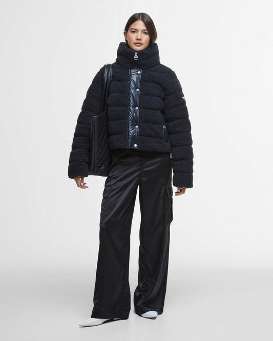 Barbour International Franchesca Womens Puffer Jacket - Black